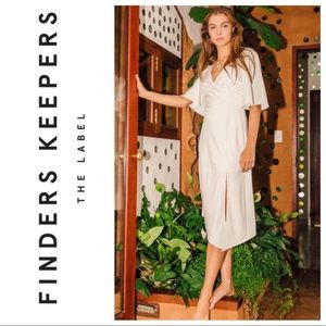 Finders Keepers The Label Faux Wrap Dress XS